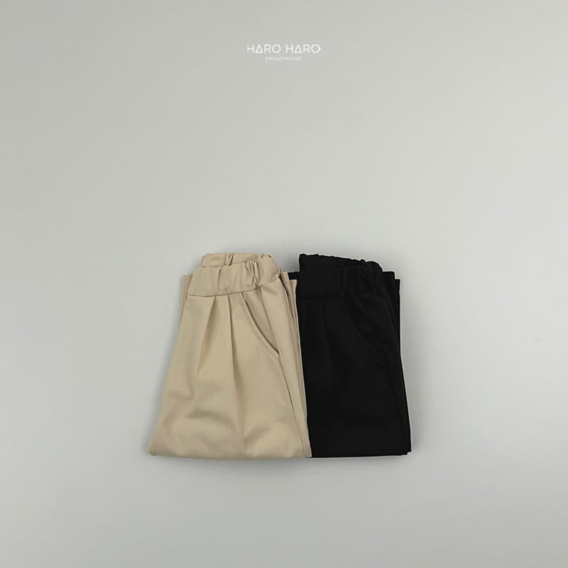 Haro Haro - Korean Children Fashion - #discoveringself - Pin-tuck Pleated Cotton Pants Set - 12
