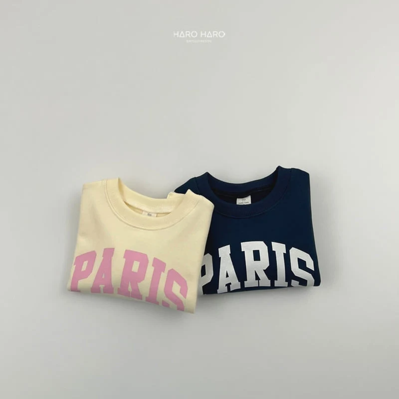 Haro Haro - Korean Children Fashion - #discoveringself - Paris Sweatshirts - 10
