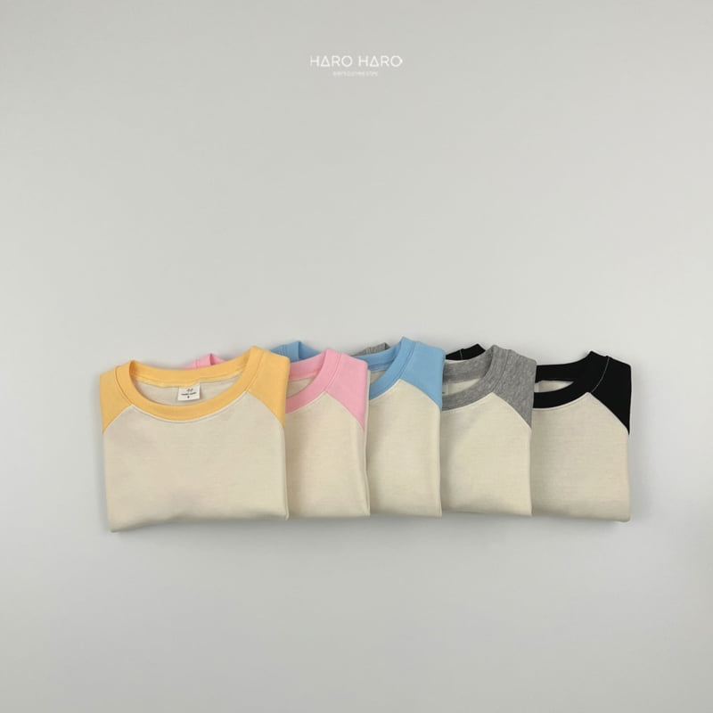 Haro Haro - Korean Children Fashion - #discoveringself - Cream Raglan Tee - 9