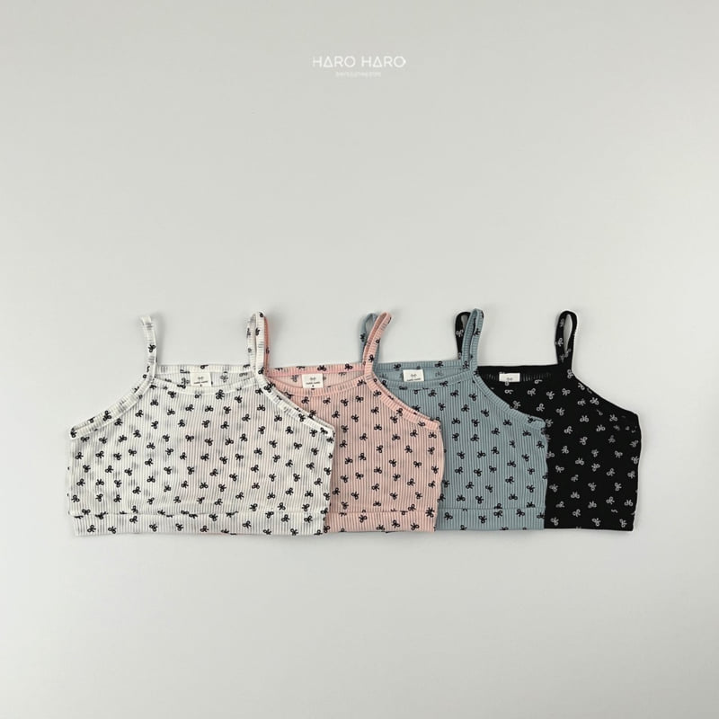 Haro Haro - Korean Children Fashion - #discoveringself - Ribbon Ribbed Bustier - 5