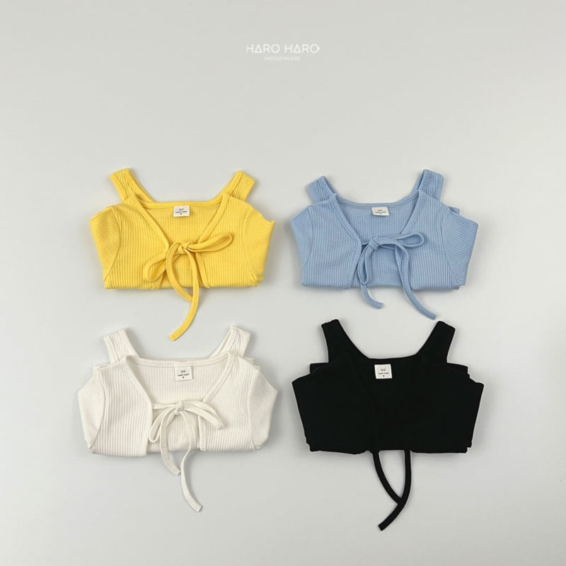 Haro Haro - Korean Children Fashion - #discoveringself - Ribbon Cardigan Set - 8