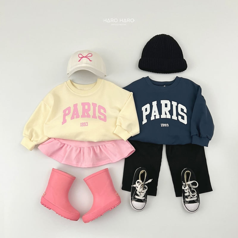 Haro Haro - Korean Children Fashion - #fashionkids - Paris Sweatshirts - 11