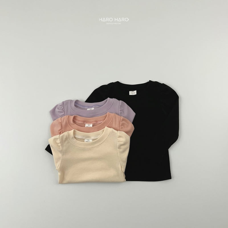 Haro Haro - Korean Children Fashion - #fashionkids - Soft Puff Tee - 8