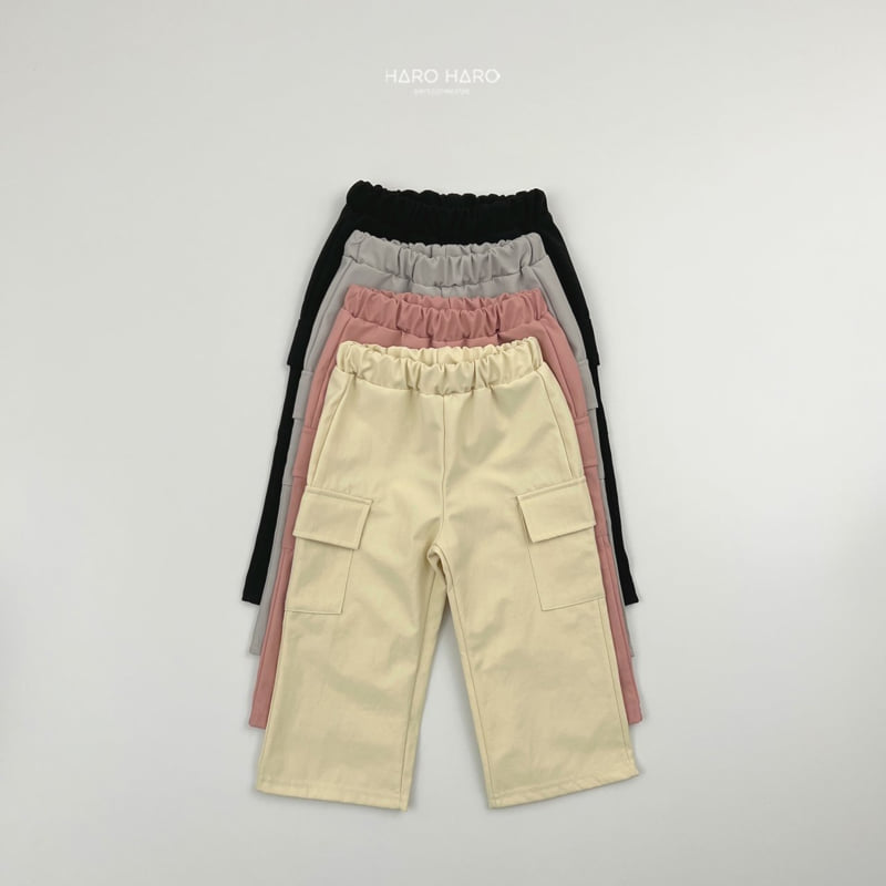 Haro Haro - Korean Children Fashion - #kidsshorts - Crunchy Cargo Pants - 3