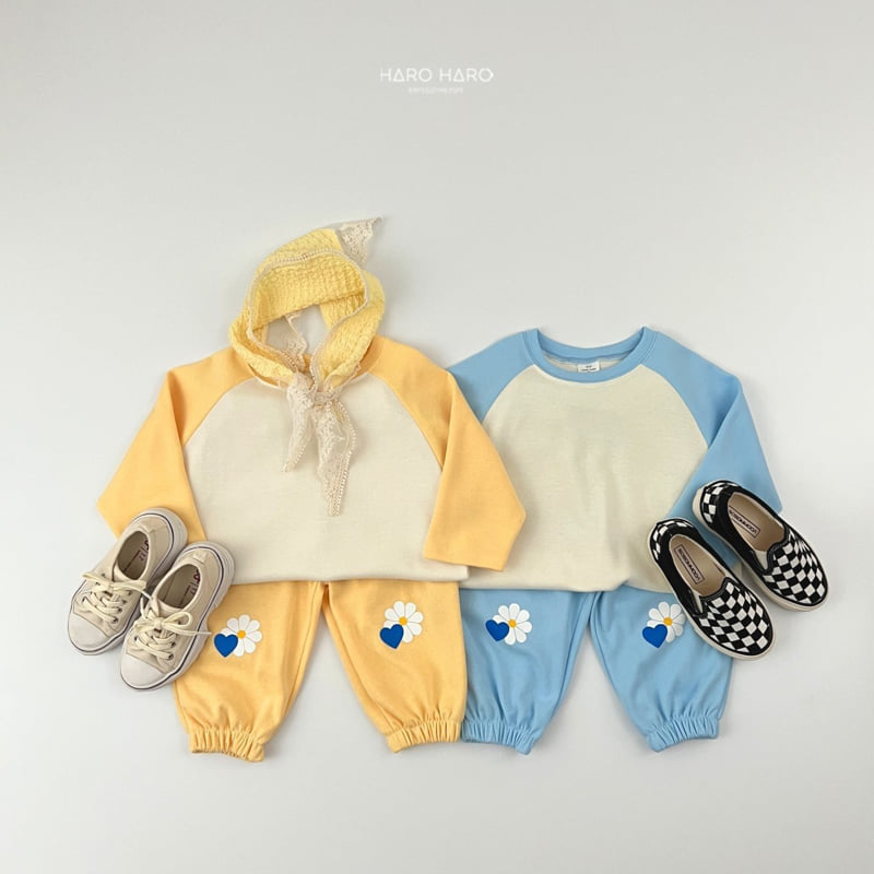 Haro Haro - Korean Children Fashion - #kidsshorts - Cream Raglan Tee - 11