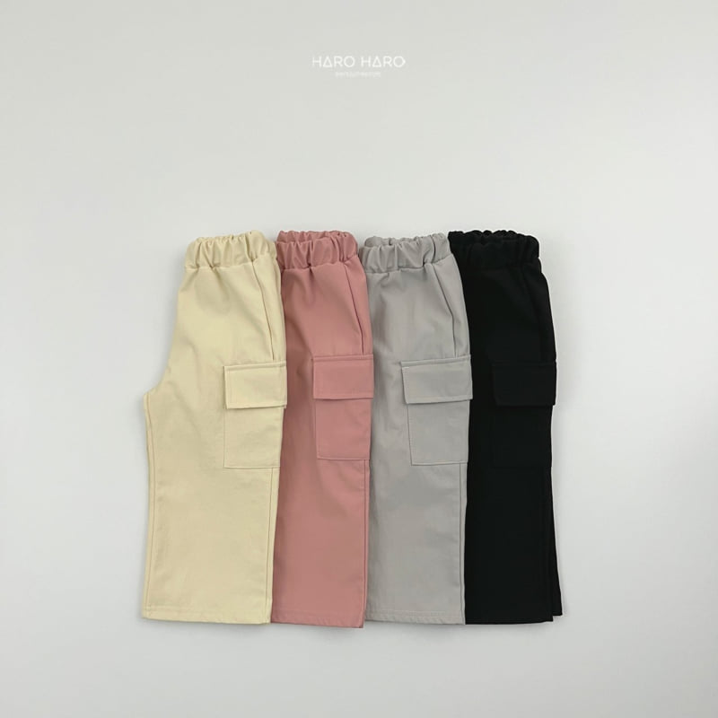 Haro Haro - Korean Children Fashion - #kidsshorts - Crunchy Cargo Pants - 4