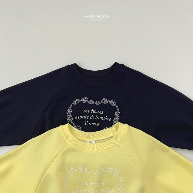 Haro Haro - Korean Children Fashion - #kidzfashiontrend - Chain Heart Sweatshirts - 6