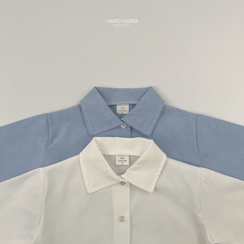 Haro Haro - Korean Children Fashion - #kidzfashiontrend - Crown Oxford Shirt - 7