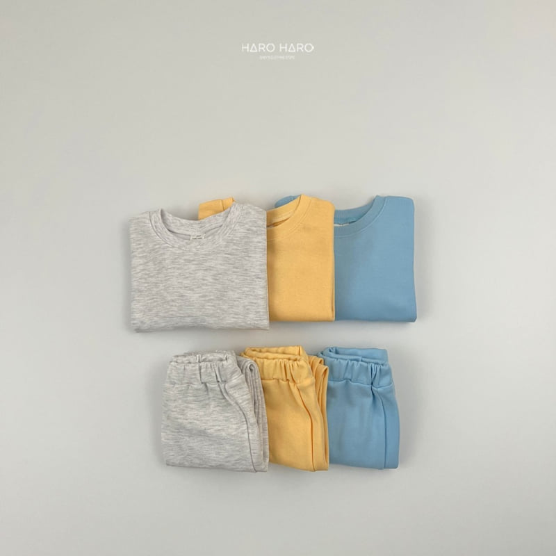 Haro Haro - Korean Children Fashion - #littlefashionista - Romeo Top Bottom Set - 10