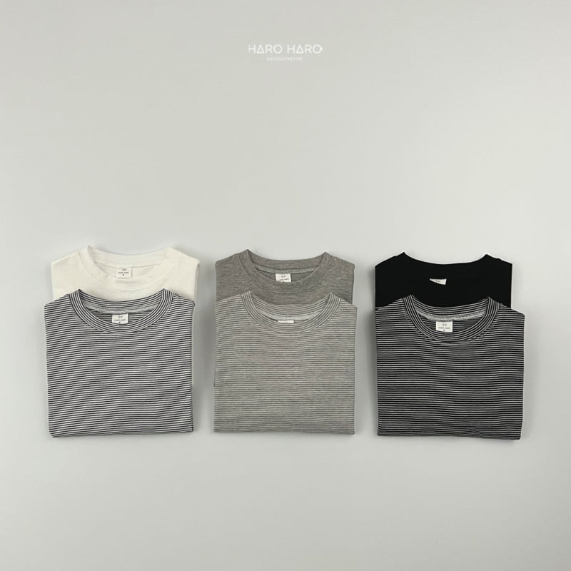 Haro Haro - Korean Children Fashion - #littlefashionista - Basic Tee Set - 12