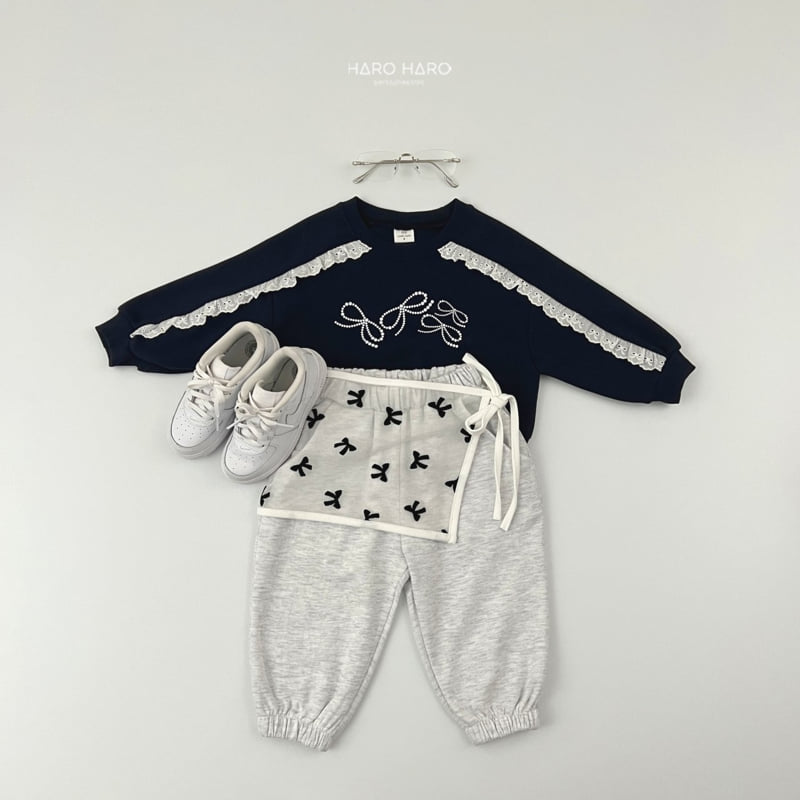 Haro Haro - Korean Children Fashion - #littlefashionista - Ribbon Embroidery Wrap Skirt - 10