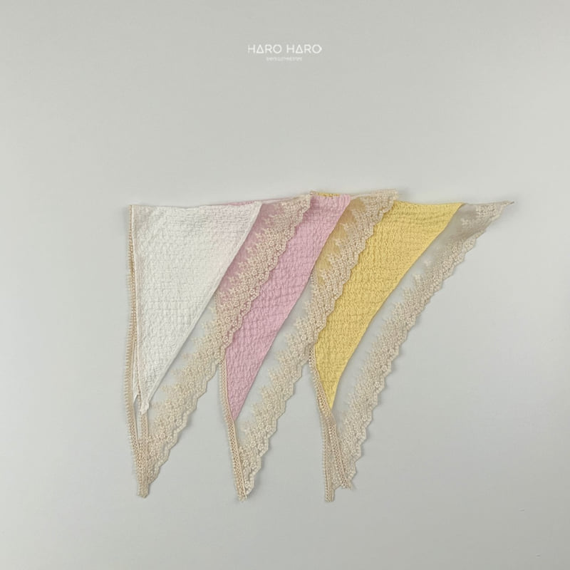 Haro Haro - Korean Children Fashion - #littlefashionista - Lace Hair Kerchief - 5
