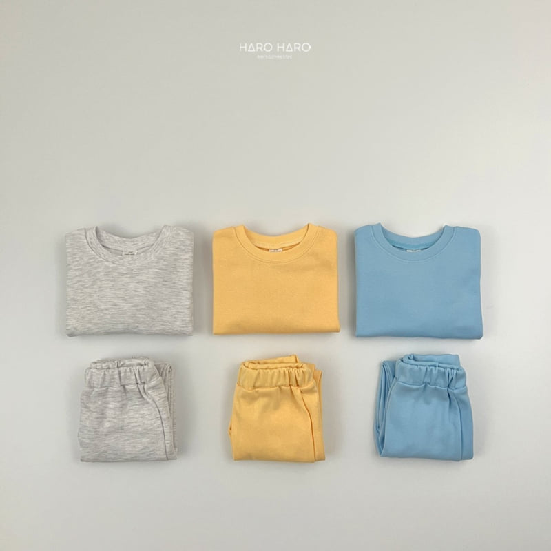 Haro Haro - Korean Children Fashion - #magicofchildhood - Romeo Top Bottom Set - 11