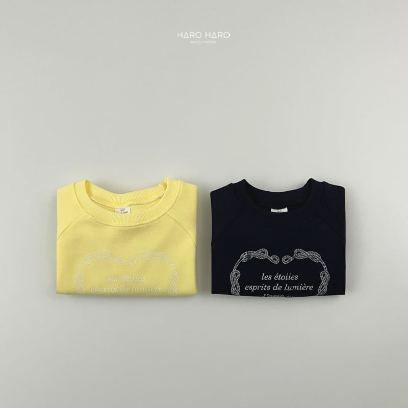 Haro Haro - Korean Children Fashion - #magicofchildhood - Chain Heart Sweatshirts - 9