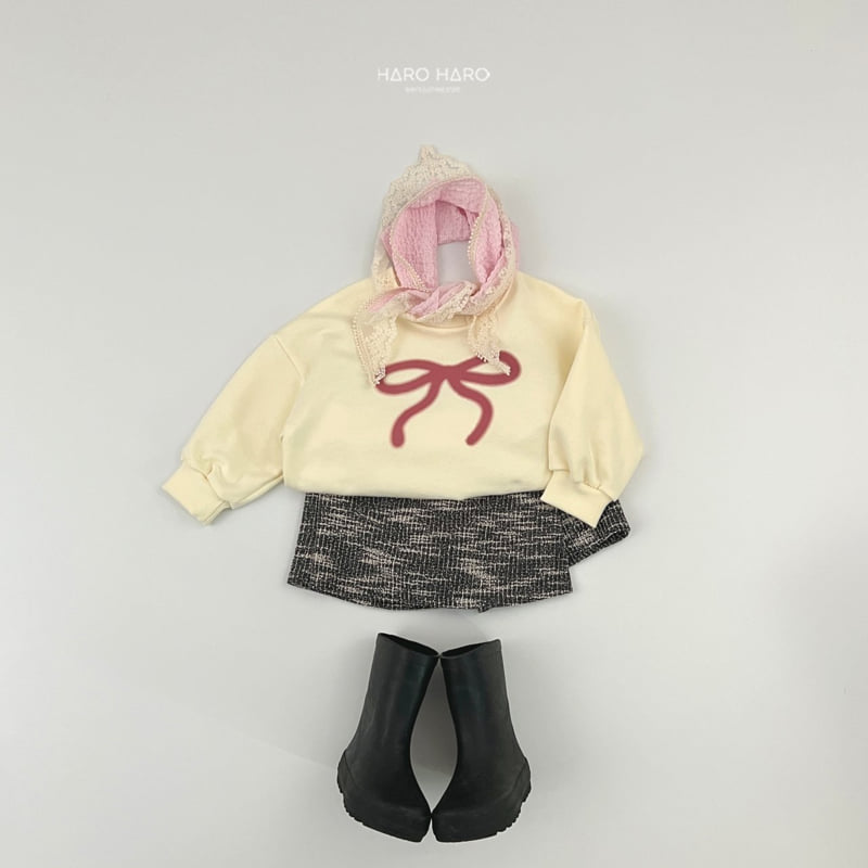Haro Haro - Korean Children Fashion - #magicofchildhood - Printing Ribbon Sweatshirts - 12