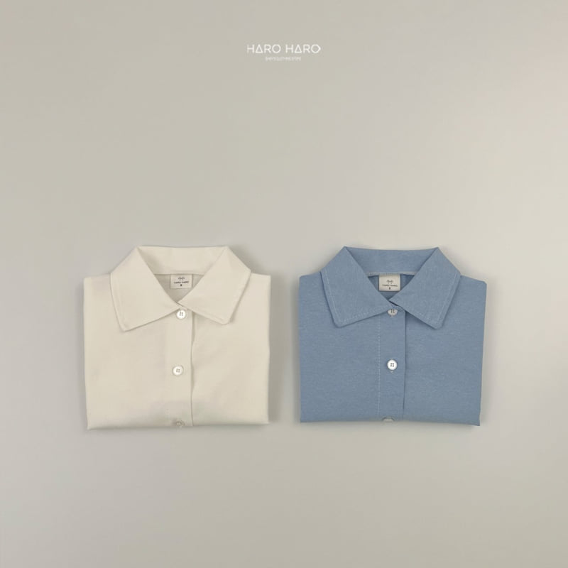 Haro Haro - Korean Children Fashion - #magicofchildhood - Crown Oxford Shirt - 10