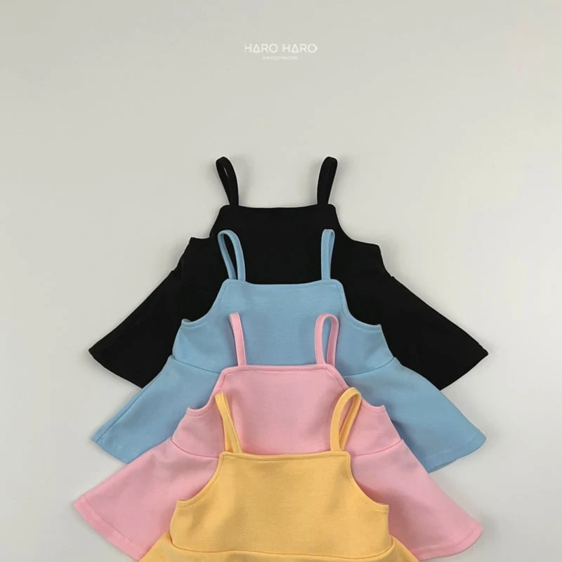 Haro Haro - Korean Children Fashion - #littlefashionista - Flower Bustier - 4