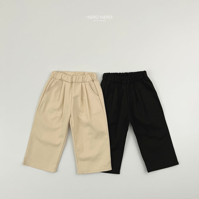 Haro Haro - Korean Children Fashion - #magicofchildhood - Pin-tuck Pleated Cotton Pants Set - 4