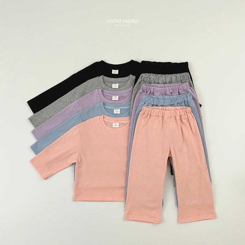 Haro Haro - Korean Children Fashion - #minifashionista - Honey Top Bottom Set - 3