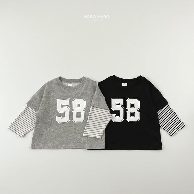 Haro Haro - Korean Children Fashion - #magicofchildhood - 58 Layered Tee - 4