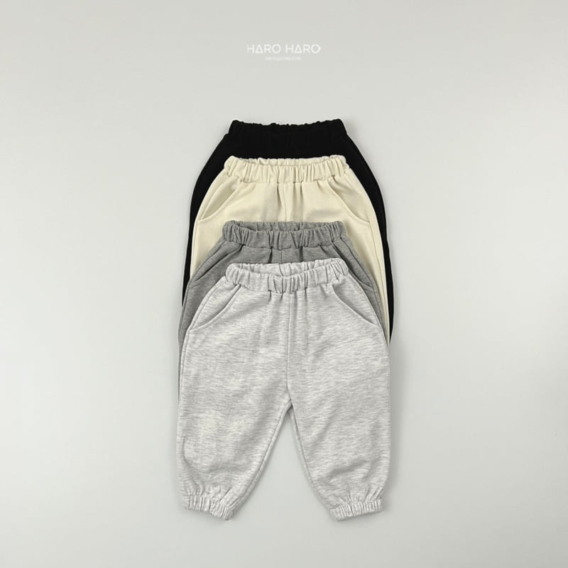 Haro Haro - Korean Children Fashion - #minifashionista - Cozy Jogger Pants Set - 3