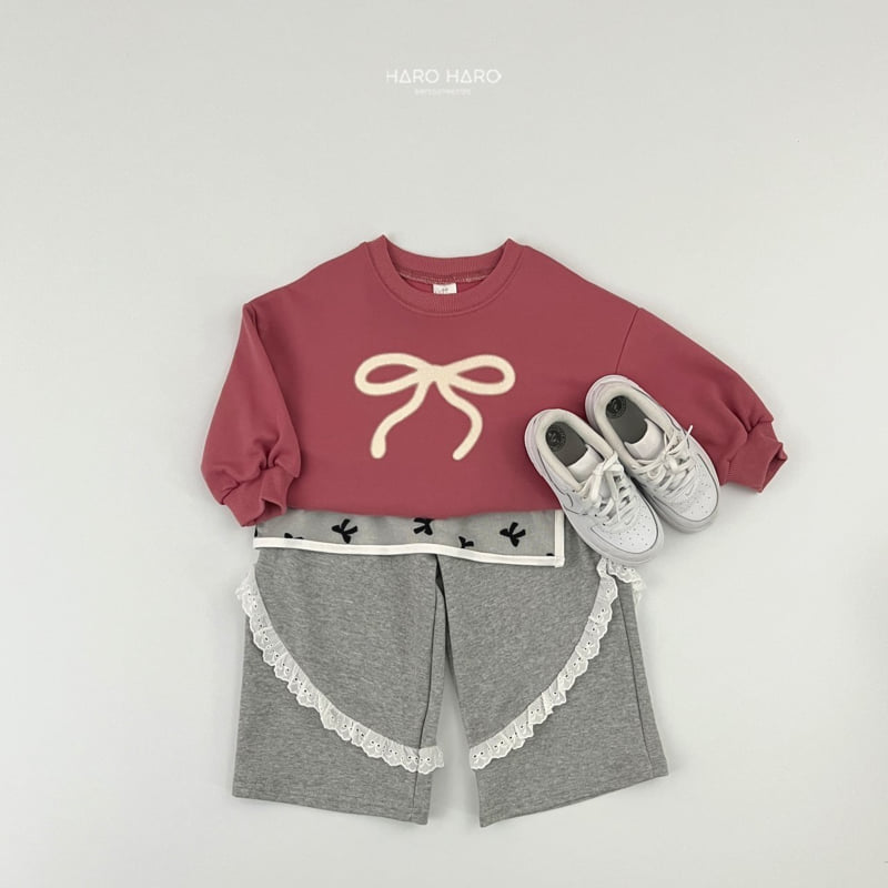 Haro Haro - Korean Children Fashion - #minifashionista - Ribbon Embroidery Wrap Skirt - 12