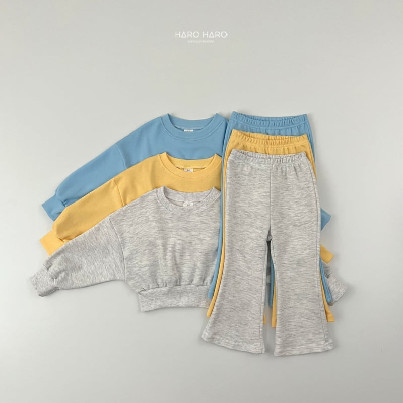 Haro Haro - Korean Children Fashion - #minifashionista - Juliet Crop Top Bottom Set - 3