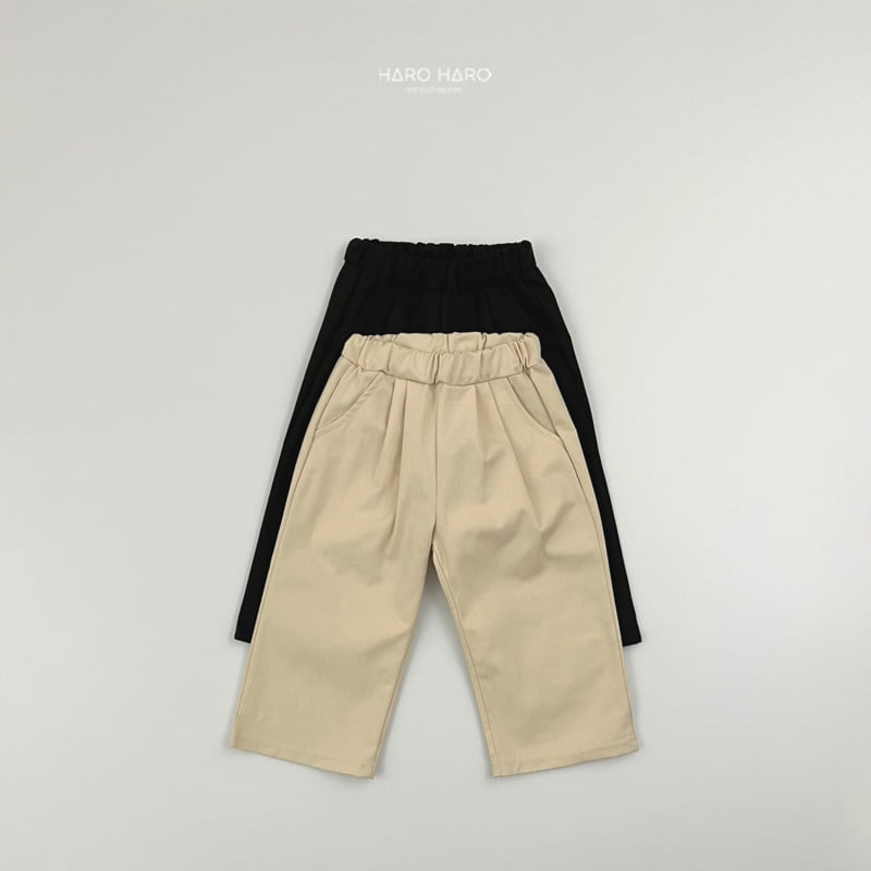 Haro Haro - Korean Children Fashion - #prettylittlegirls - Pin-tuck Pleated Cotton Pants Set - 5