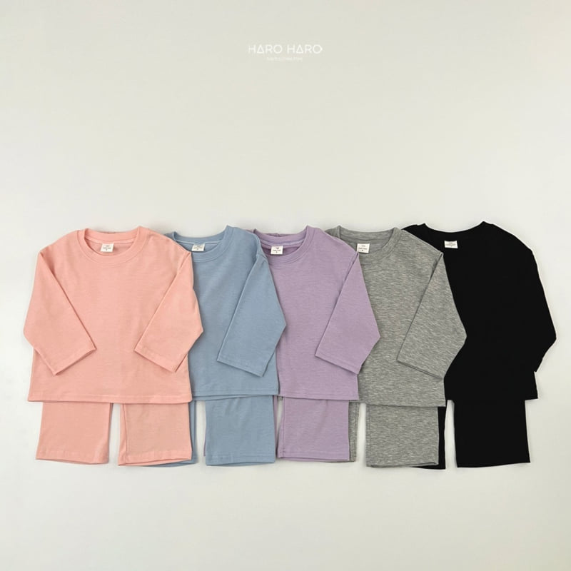 Haro Haro - Korean Children Fashion - #minifashionista - Honey Top Bottom Set - 4