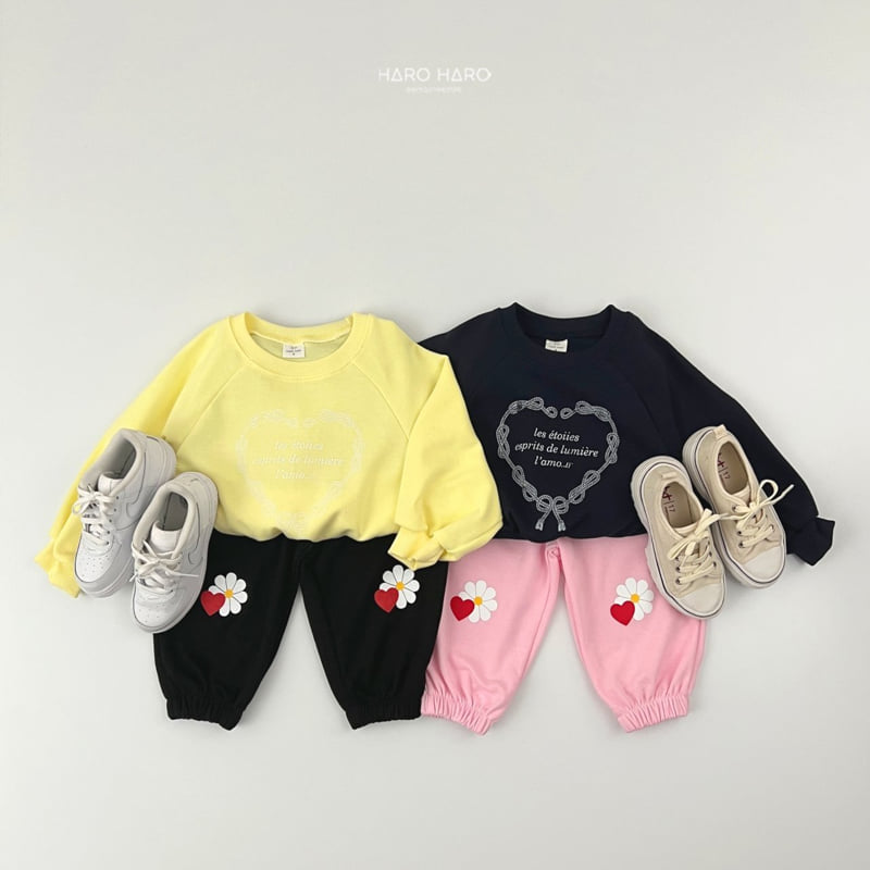 Haro Haro - Korean Children Fashion - #prettylittlegirls - Chain Heart Sweatshirts - 11