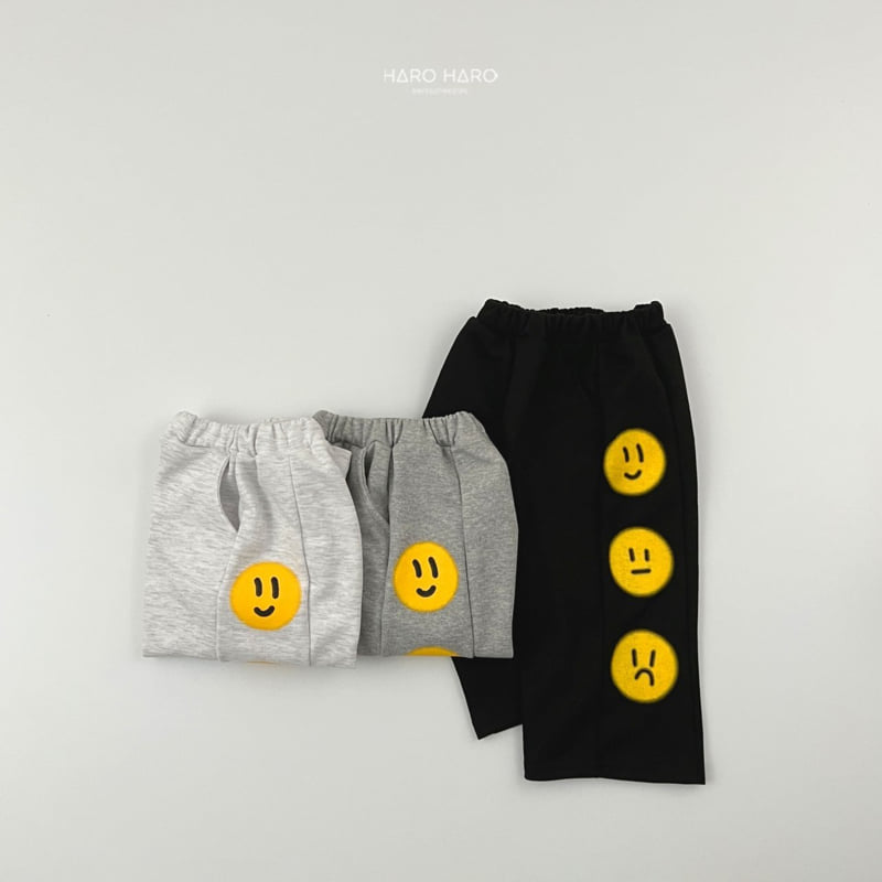 Haro Haro - Korean Children Fashion - #prettylittlegirls - Smile Wide Pants - 8