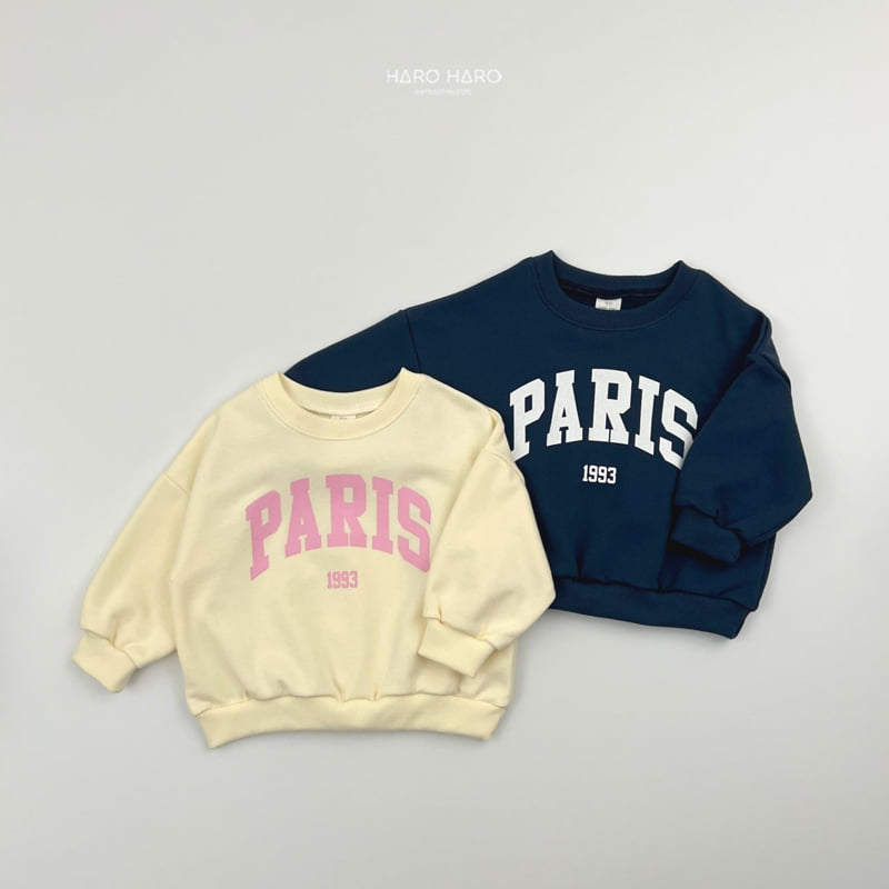 Haro Haro - Korean Children Fashion - #prettylittlegirls - Paris Sweatshirts - 3