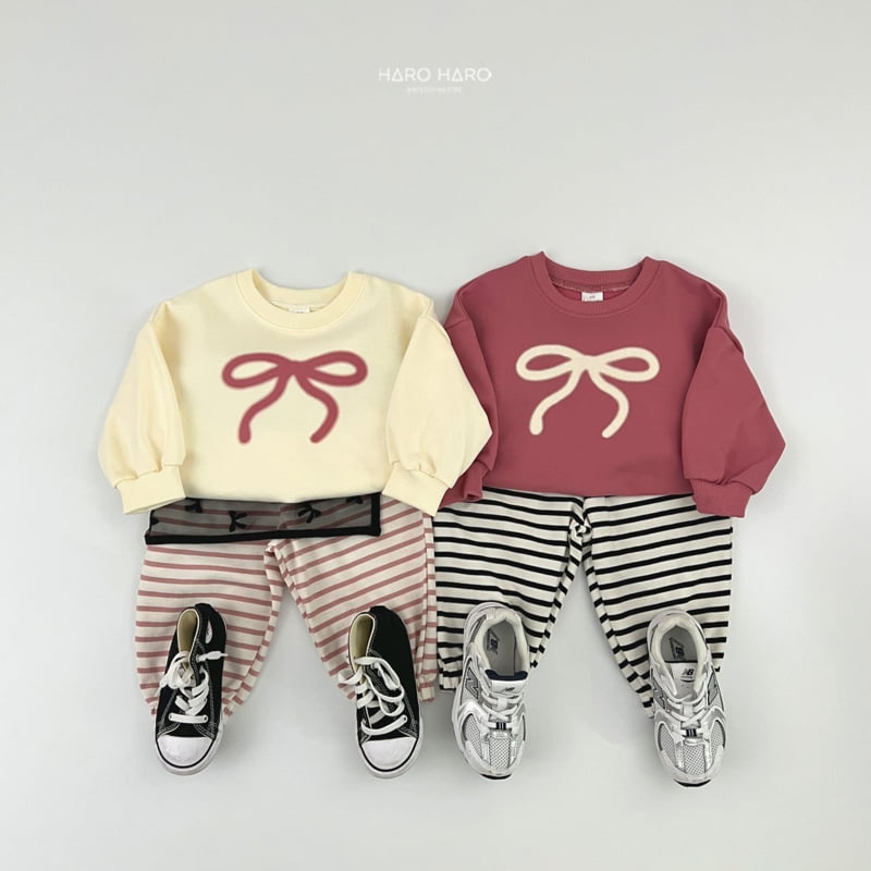 Haro Haro - Korean Children Fashion - #stylishchildhood - Sweet Stripe Pants - 12