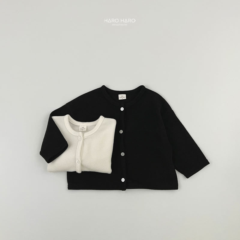 Haro Haro - Korean Children Fashion - #stylishchildhood - Oreo Knit Cardigan Set - 8