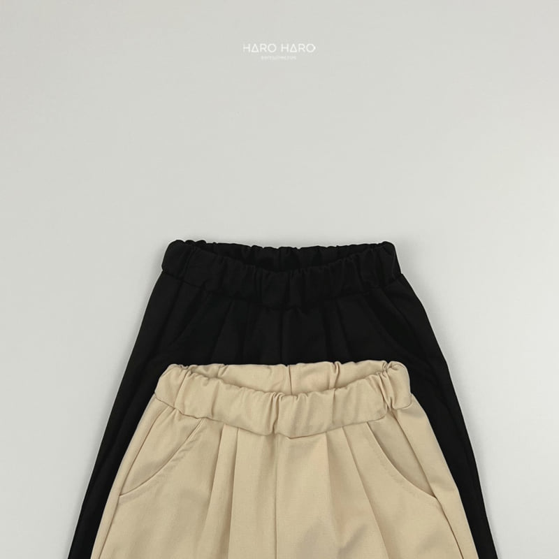 Haro Haro - Korean Children Fashion - #toddlerclothing - Pin-tuck Pleated Cotton Pants Set - 7