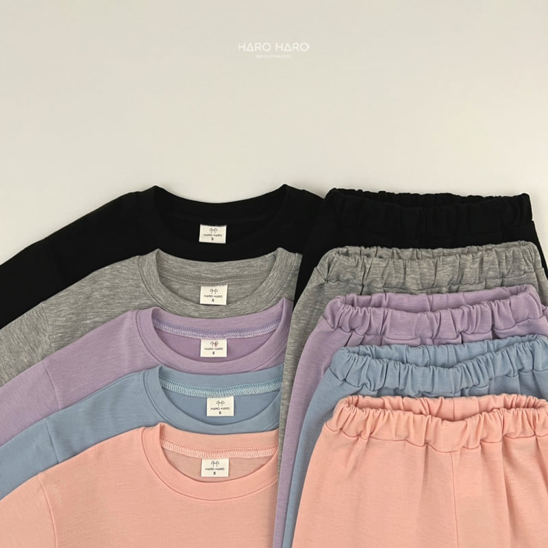 Haro Haro - Korean Children Fashion - #toddlerclothing - Honey Top Bottom Set - 6