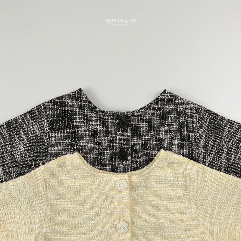 Haro Haro - Korean Children Fashion - #todddlerfashion - Coco Tweed Jacket - 4