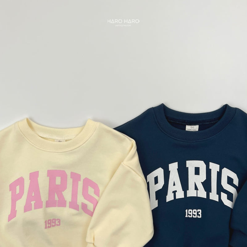 Haro Haro - Korean Children Fashion - #toddlerclothing - Paris Sweatshirts - 5