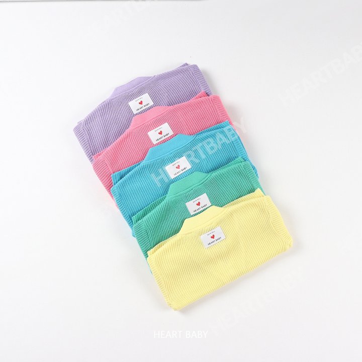 Heart Baby - Korean Children Fashion - #discoveringself - Cotton Candy Knit Cardigan - 6