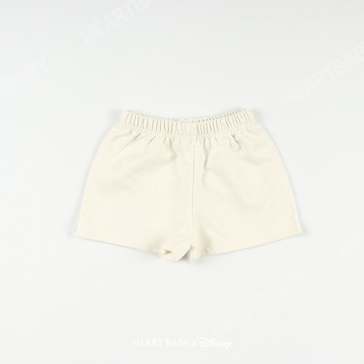 Heart Baby - Korean Children Fashion - #kidsstore - M Face Embroidered Shorts Top Bottom Set - 10