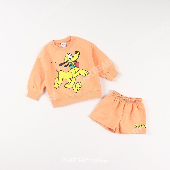Heart Baby - Korean Children Fashion - #kidsstore - M Friends Shorts Top Bottom Set - 9