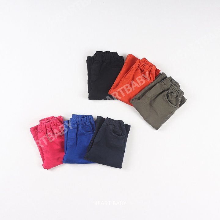 Heart Baby - Korean Children Fashion - #stylishchildhood - Wide Cotton Span Pants - 3
