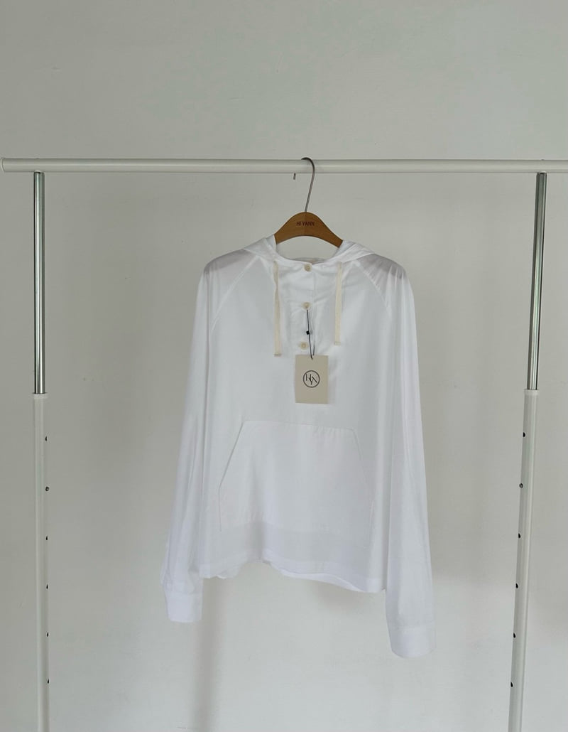 Hiyann - Korean Women Fashion - #pursuepretty - Pocket Hood Shirt - 4