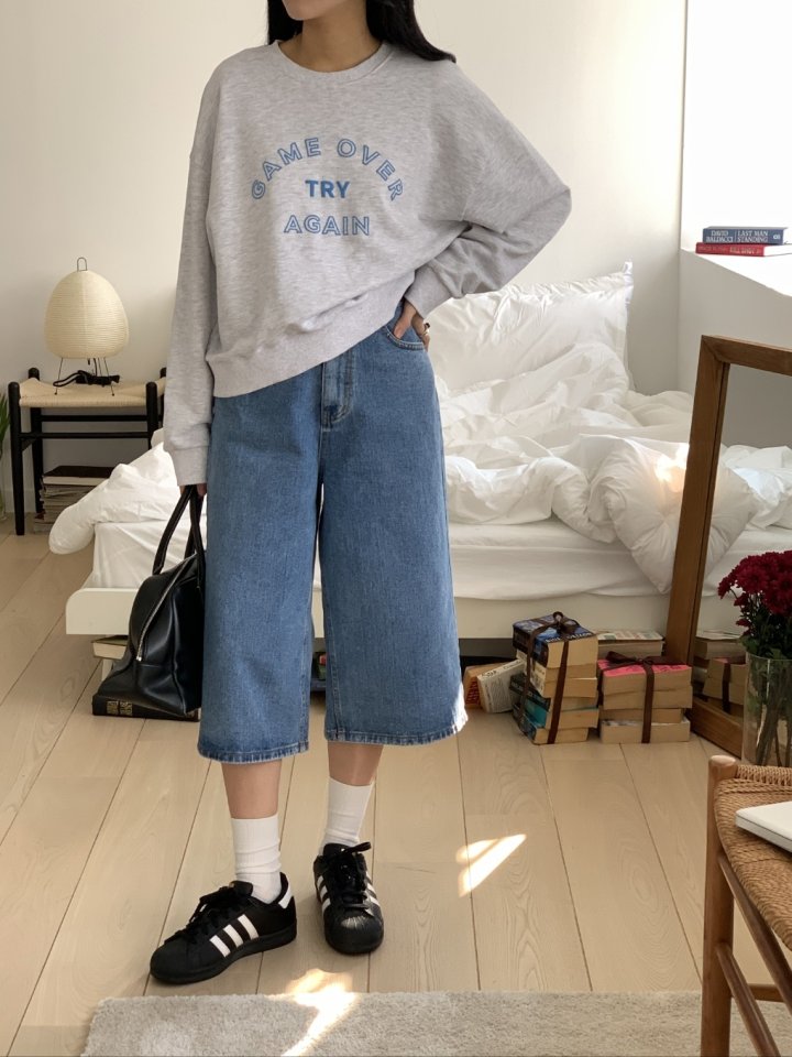 I'm here - Korean Women Fashion - #womensfashion - Bermuda Denim Pants