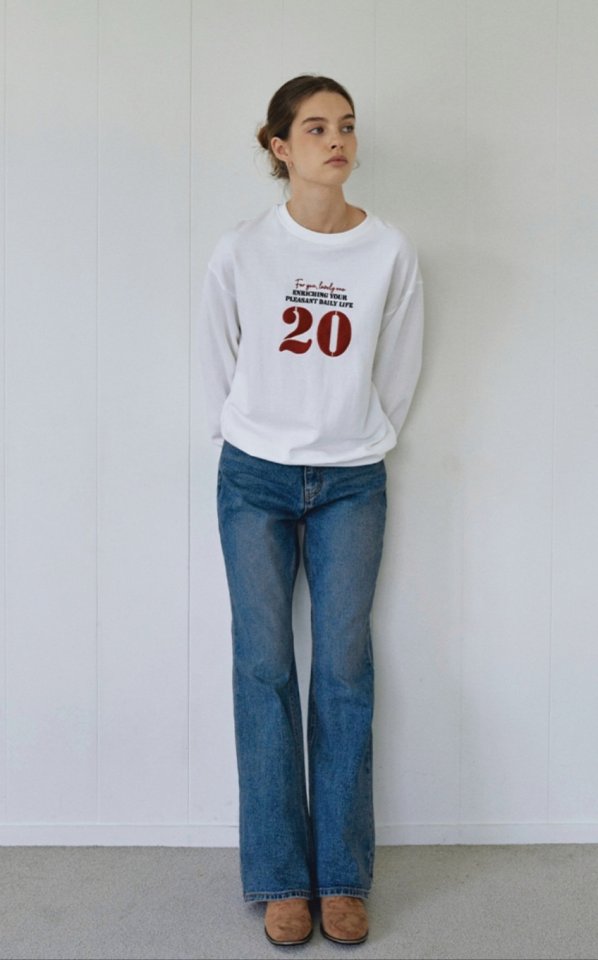 I'm here - Korean Women Fashion - #womensfashion - Sand Brush Bootscut Denim Pants - 3