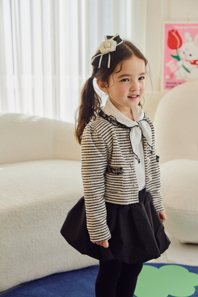 Jazz - Korean Children Fashion - #childofig - Coco Tweed Cardigan - 11