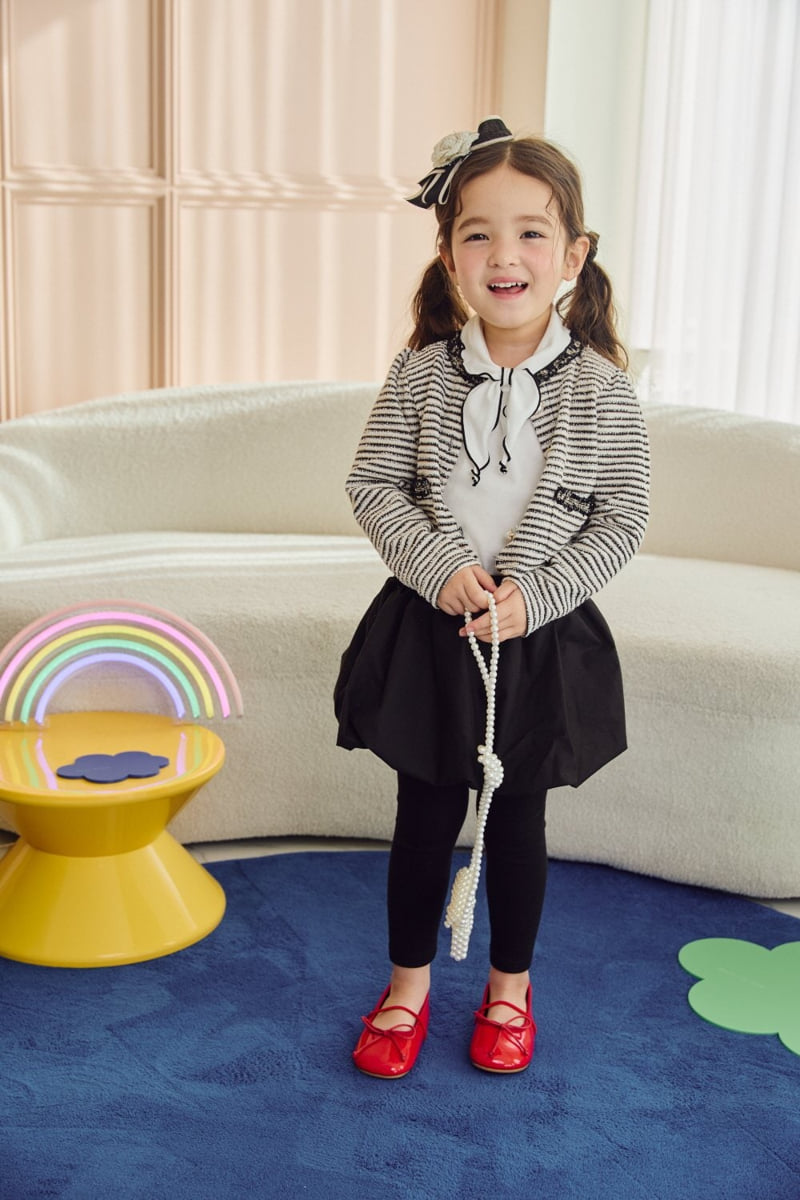 Jazz - Korean Children Fashion - #stylishchildhood - Sarah Ribbon Blouse - 9