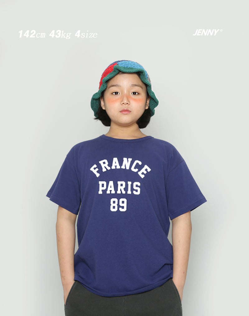 Jenny Basic - Korean Children Fashion - #designkidswear - Paris Short Sleeve Tee 2-3 - 7