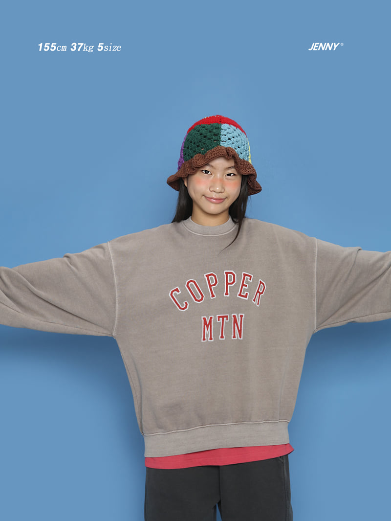 Jenny Basic - Korean Children Fashion - #magicofchildhood - Cop Pigment Sweatshirts 4-7 - 6
