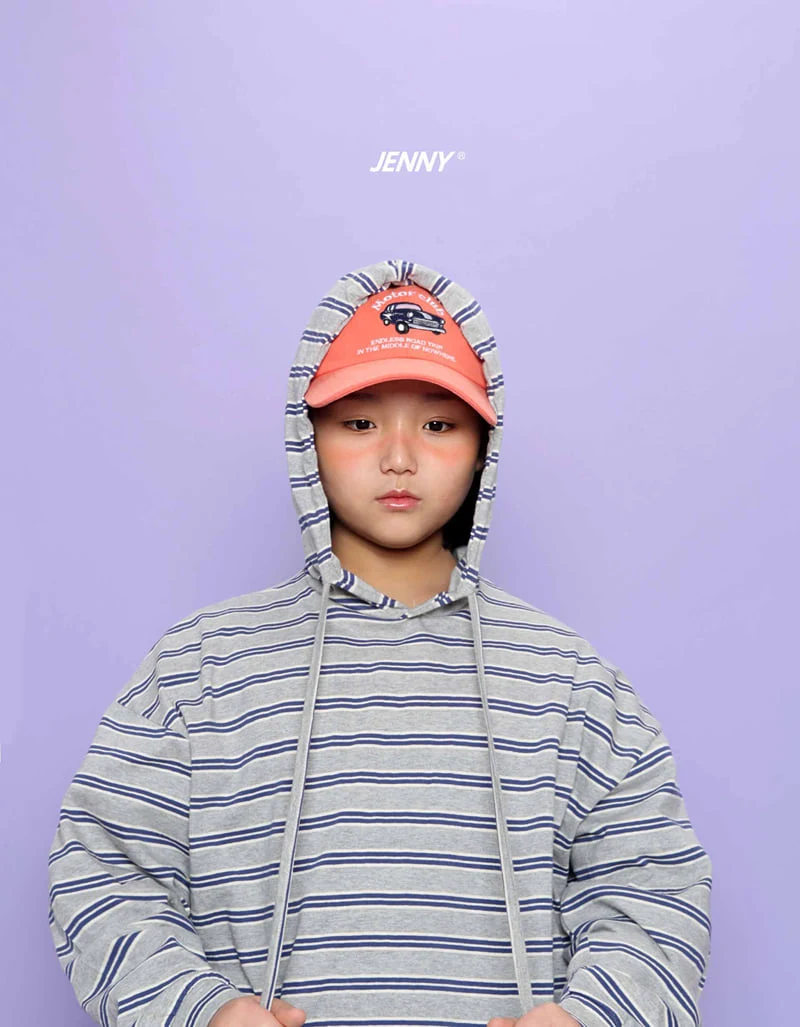 Jenny Basic - Korean Children Fashion - #toddlerclothing - Stripe Hoodie 2-3 - 5